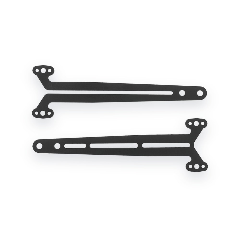 Associated RC10TC8 FT Top Deck Set, G10, 2mm