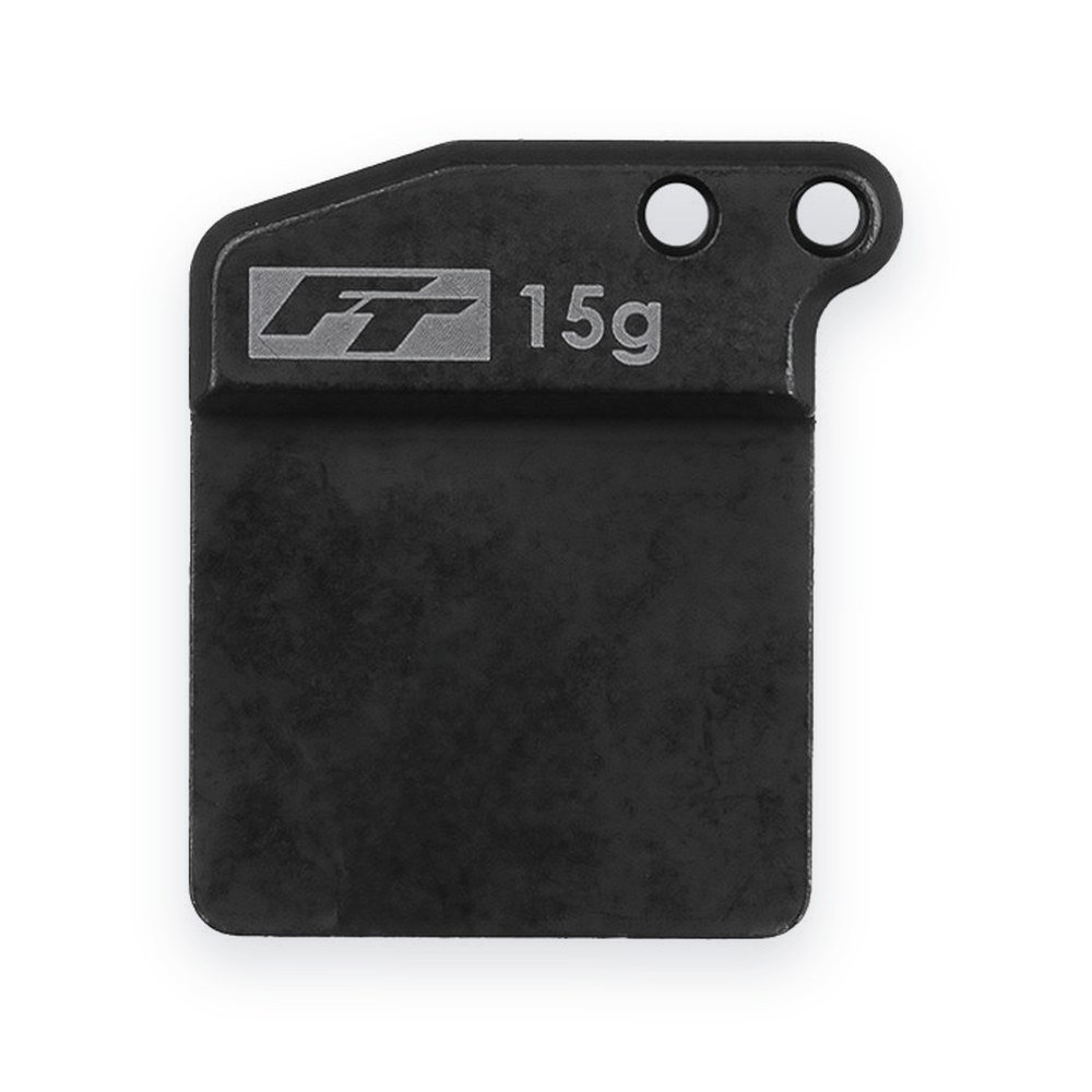 Associated FT Steel Receiver Mount, 15g, for RC10TC8