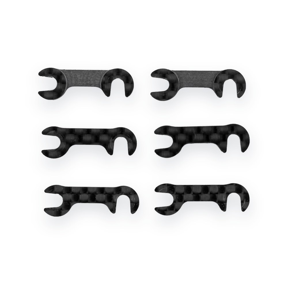 Associated FT Carbon Fiber Roll-Center Spacer Set for RC10TC8