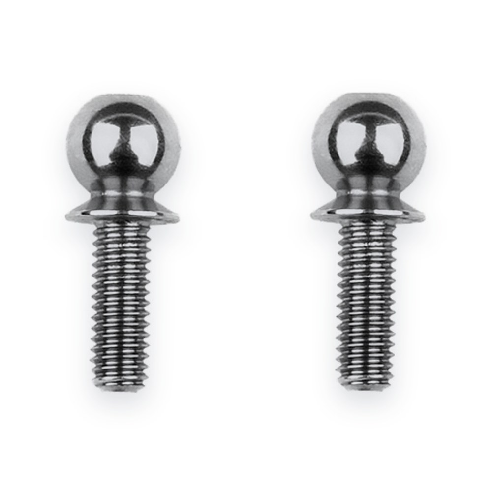 Associated FT HD Titanium Ballstuds, Short, 8mm
