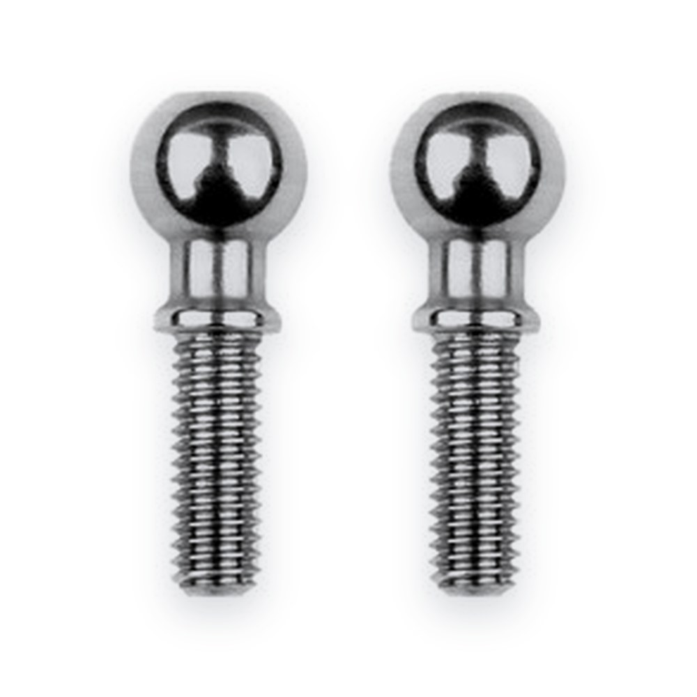 Associated FT Titanium Pillow Balls, 8mm, for RC10TC8