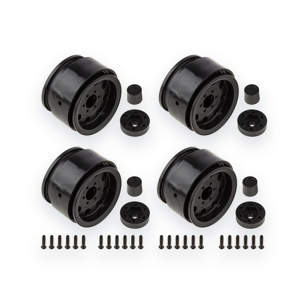 Associated Enduro The Ocho Wheels, Black, 1.90