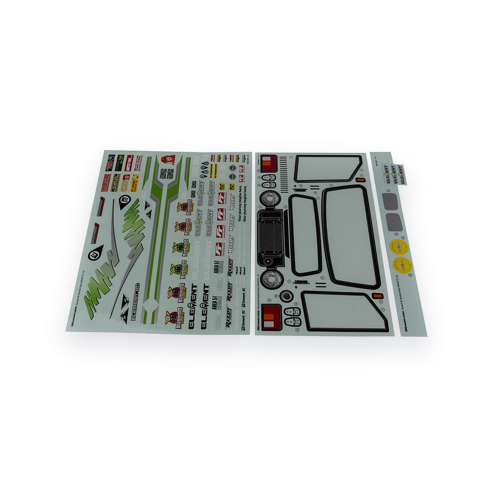 Associated Enduro Bushido Decal Sheets