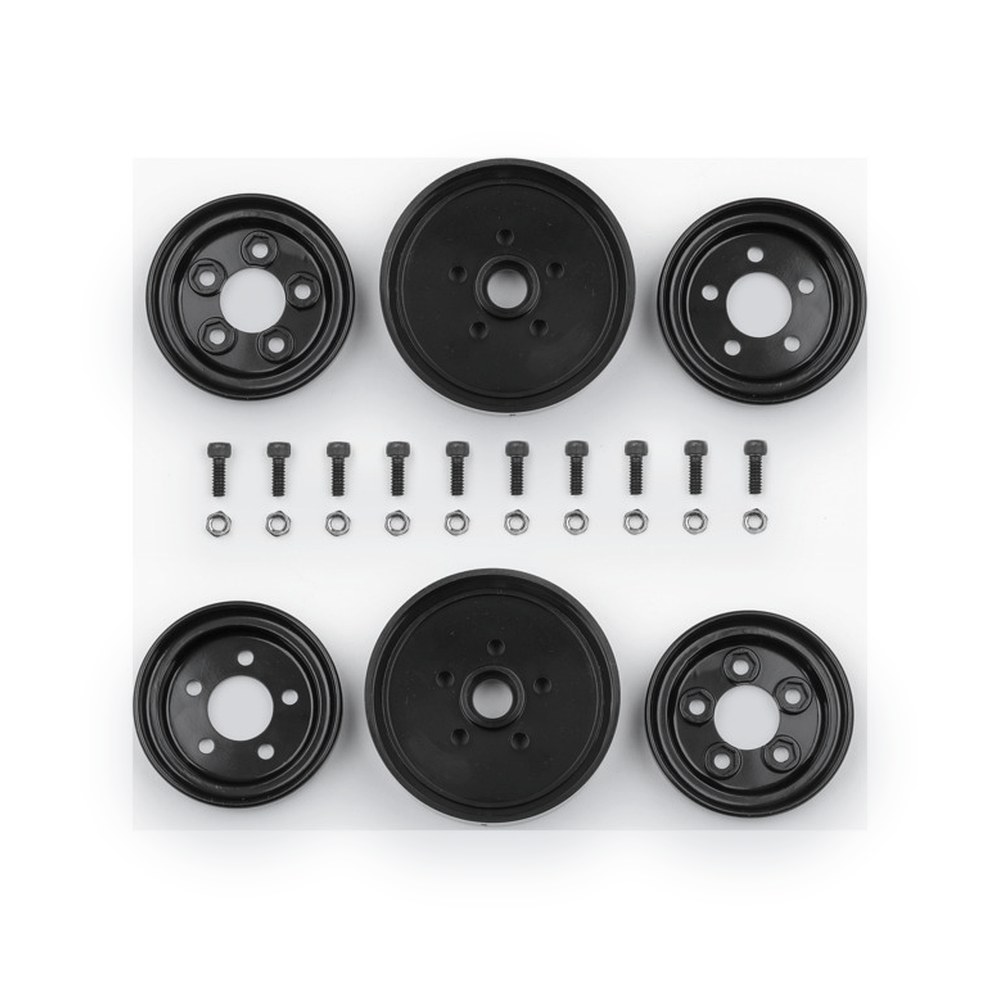 Associated RC10 Front Wheels, Jay Halsey, Black