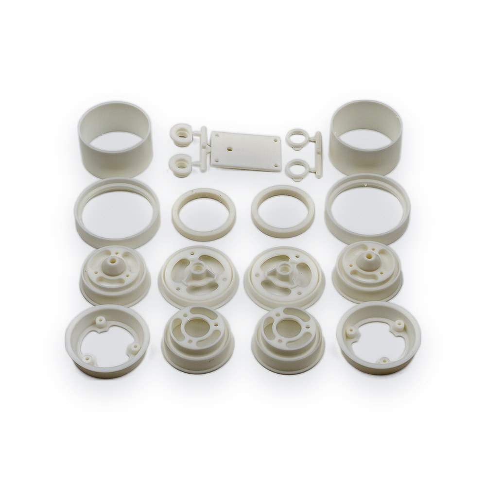 Associated RC10 Wheels, Front and Rear, White