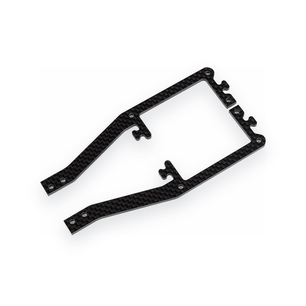 Associated SR10M Side Braces, Carbon Fiber