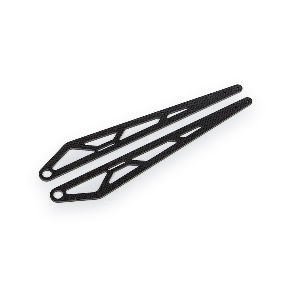 Associated DR10M FT Suspension Arms for Wheelie Bar, Carbon Fiber