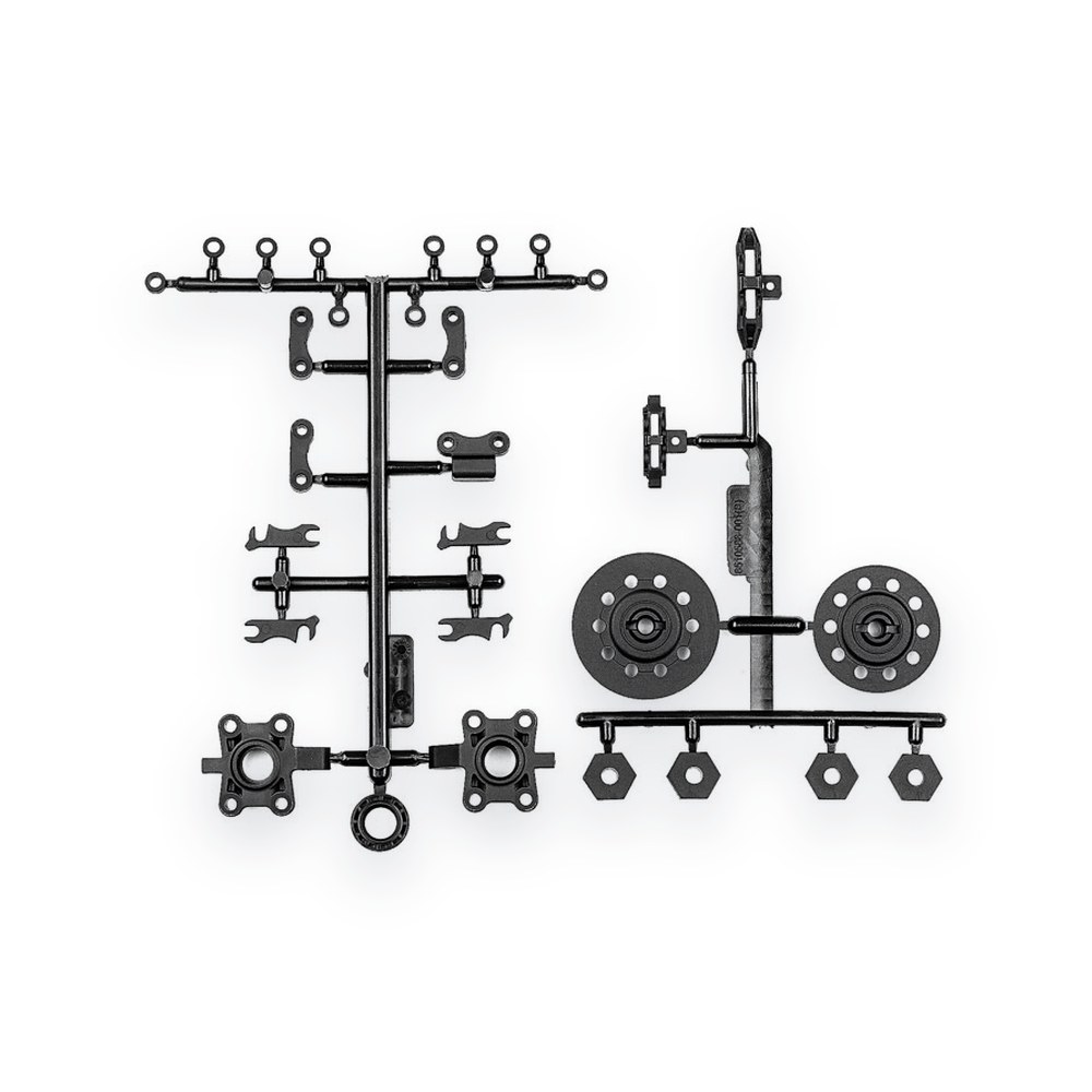 Associated Dc10 Wheel Hex Hubs with Brake Disks