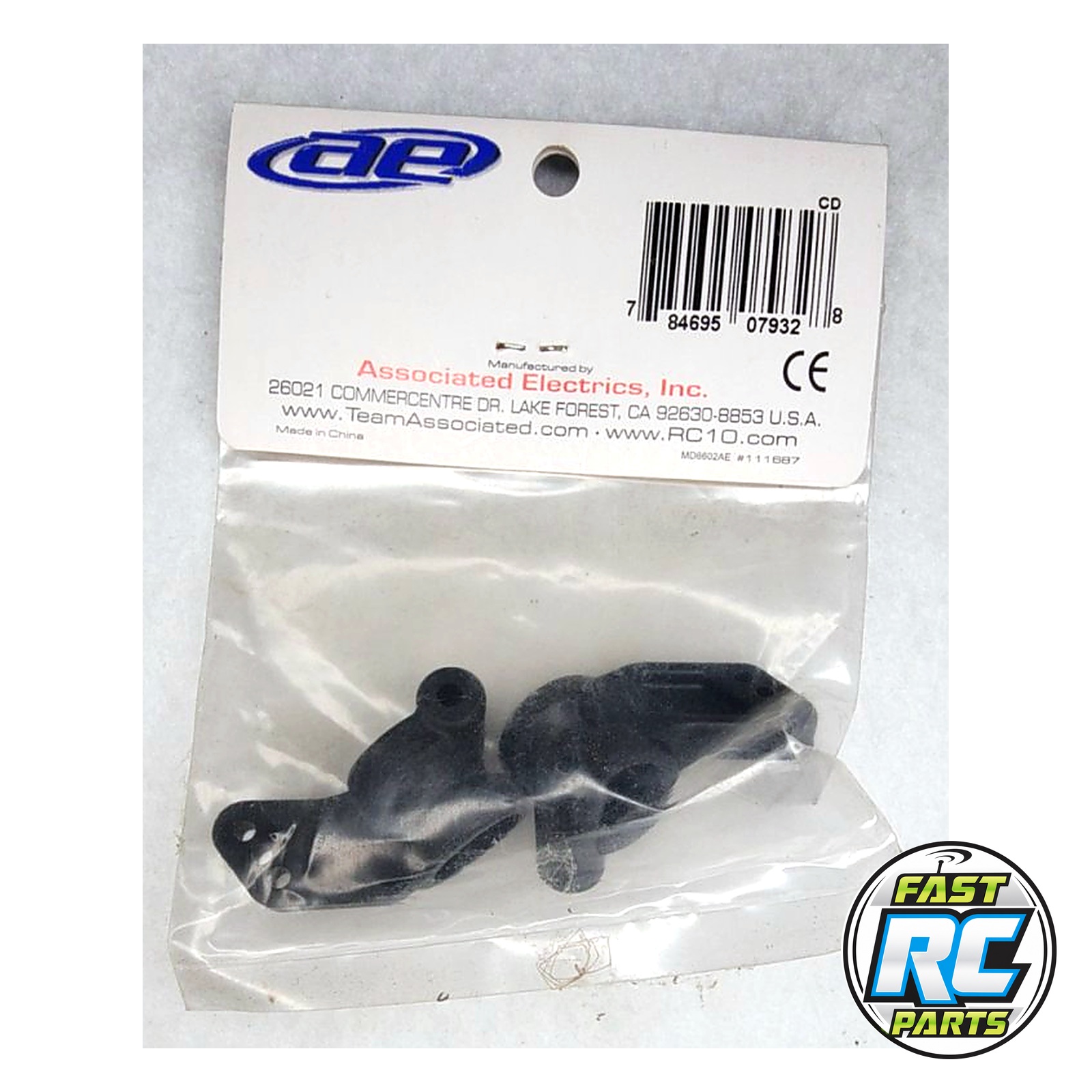 Associated GT2 Rear Hub, 1.5 Degree Toe-In, Left/Right