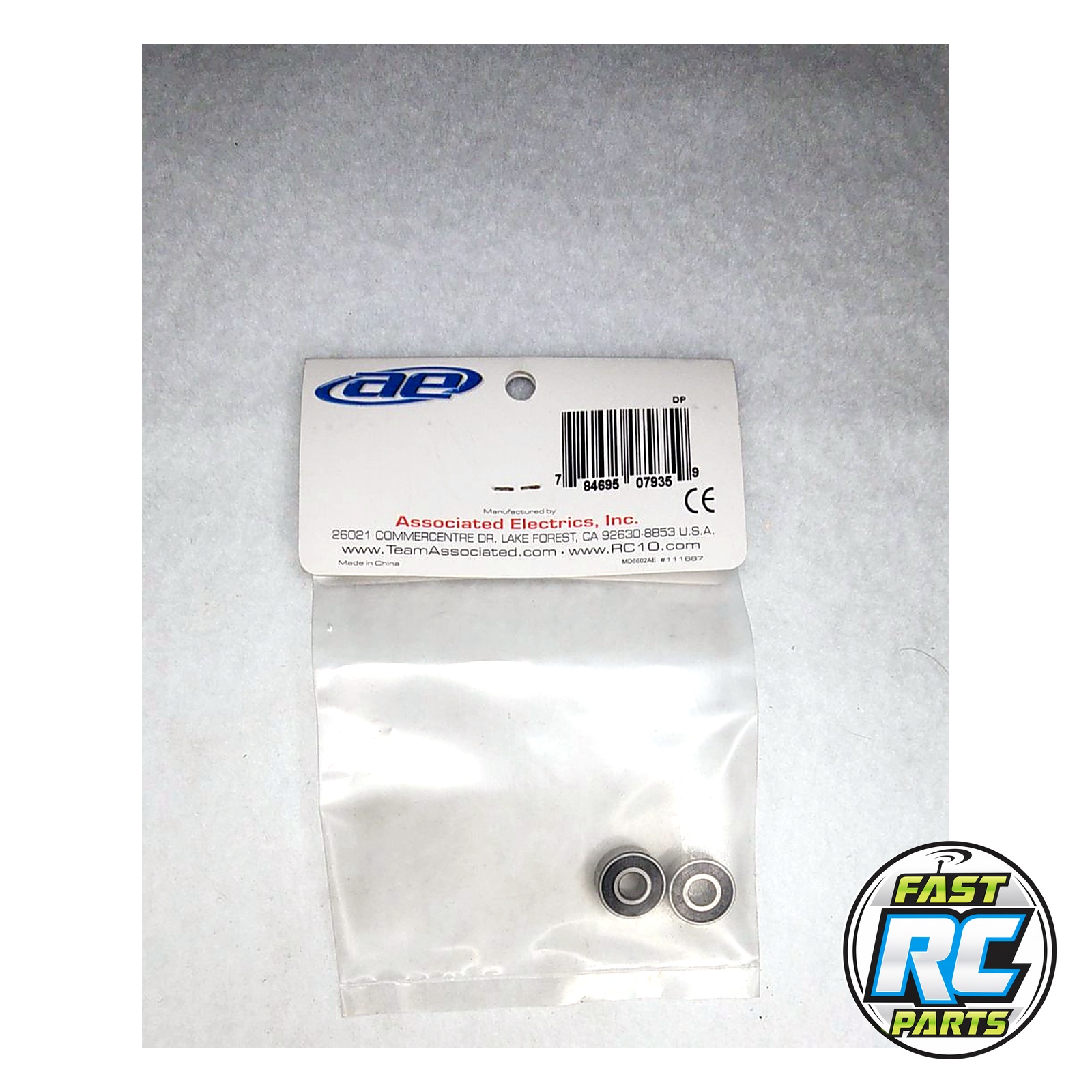 Associated RC10GT2 Bearing, .187 x .500 x .196 inch