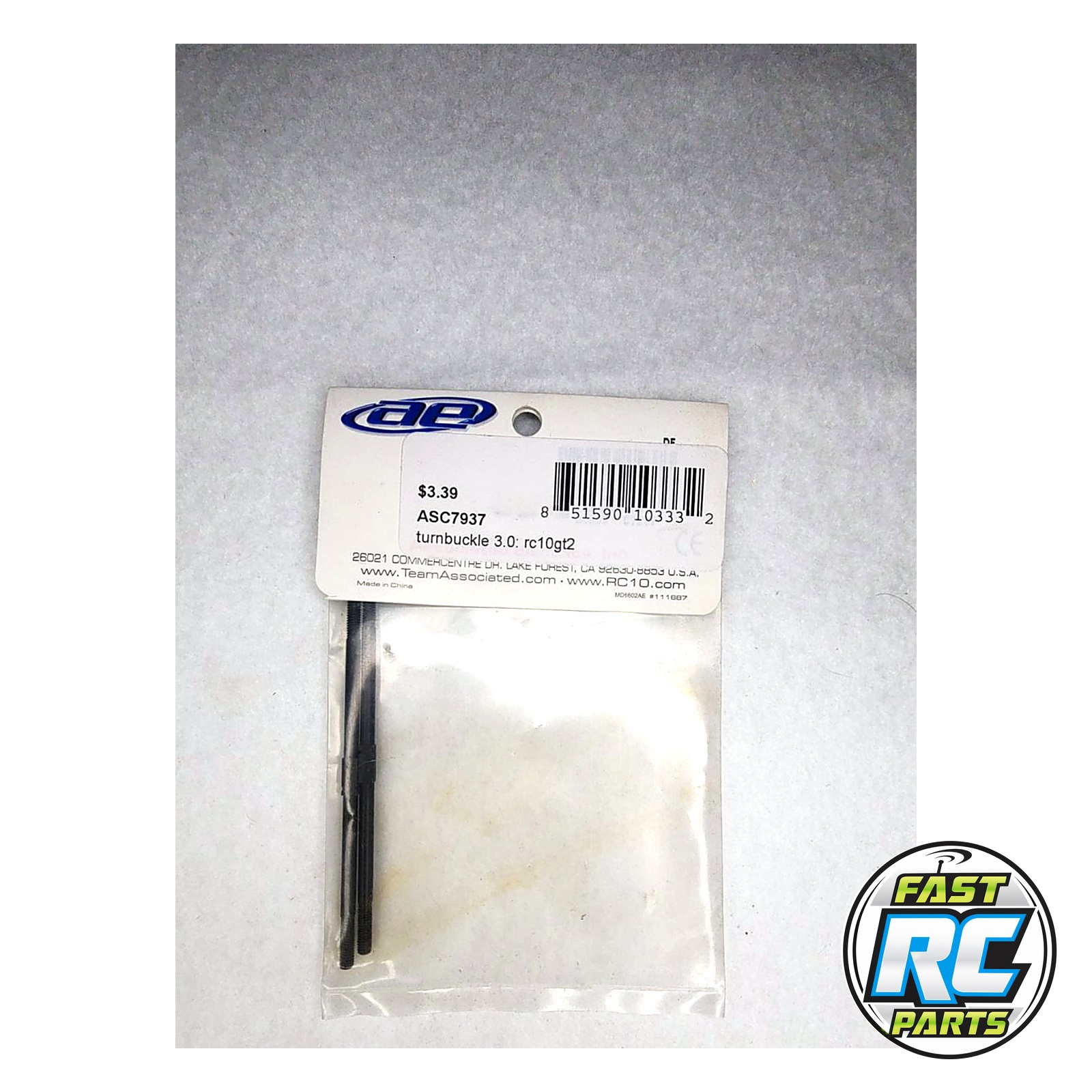 Associated GT2 Turnbuckle, 3.0 inch