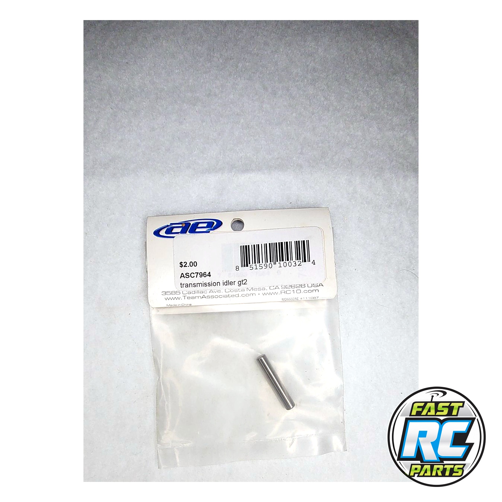 Associated GT2 Transmission Idler