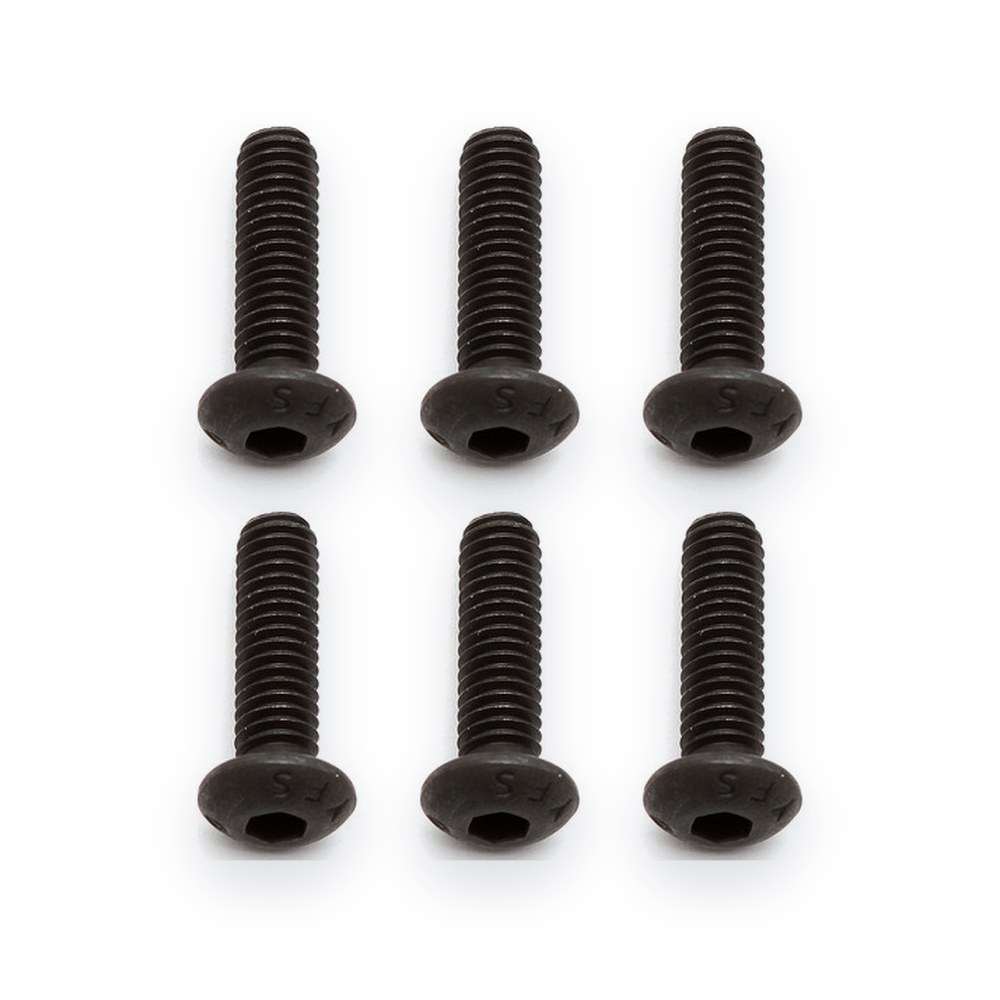 Associated Button Head Cap Screws, M4x14mm BHCS, Qty 6