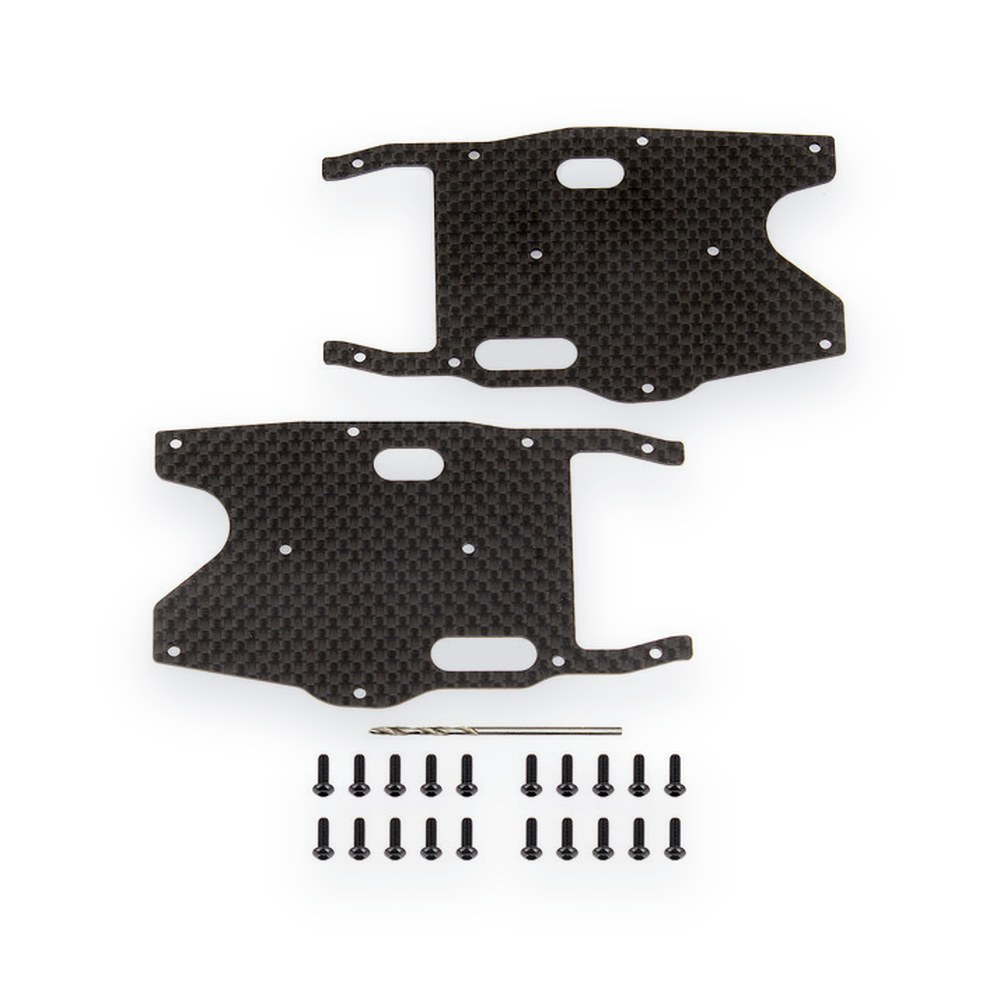 Associated RC8B3.1 FT Graphite Arm Stiffeners, Rear