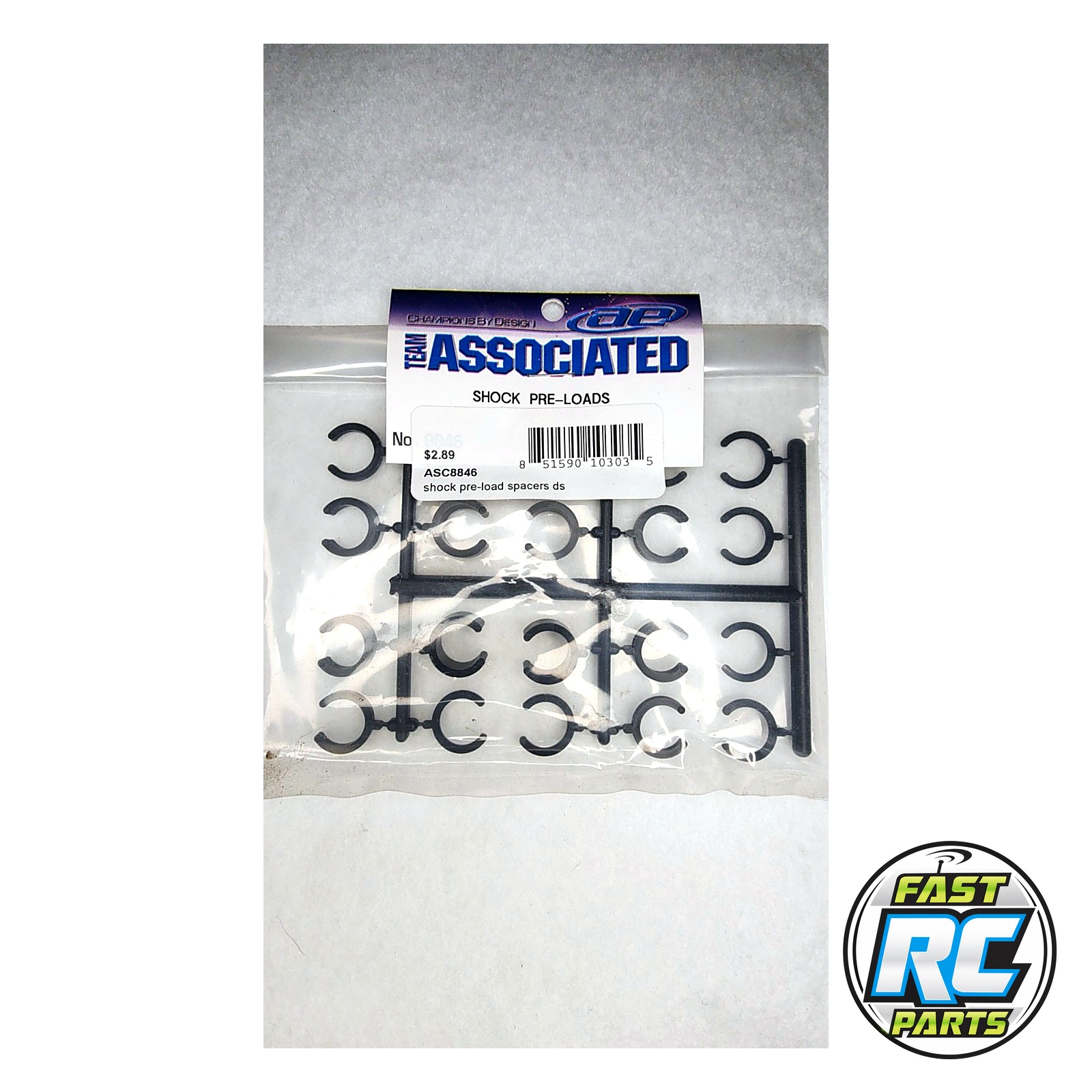 Associated Shock Pre-Load Spacers, DS T3 T4 TC4