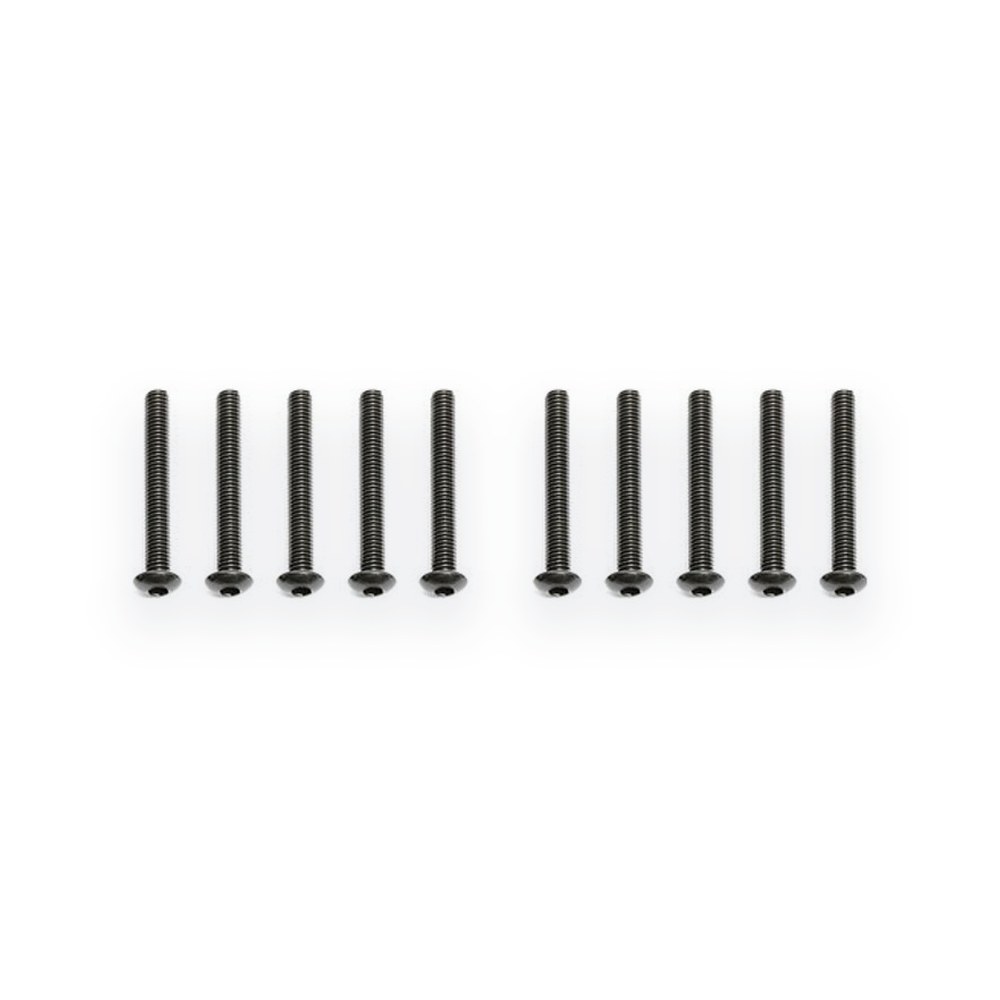 Associated BHCS Button Head Cap Screws, M3x24mm (10)