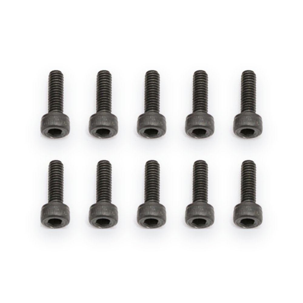 Associated Socket Head Cap Screws, 2.5x08mm (10)
