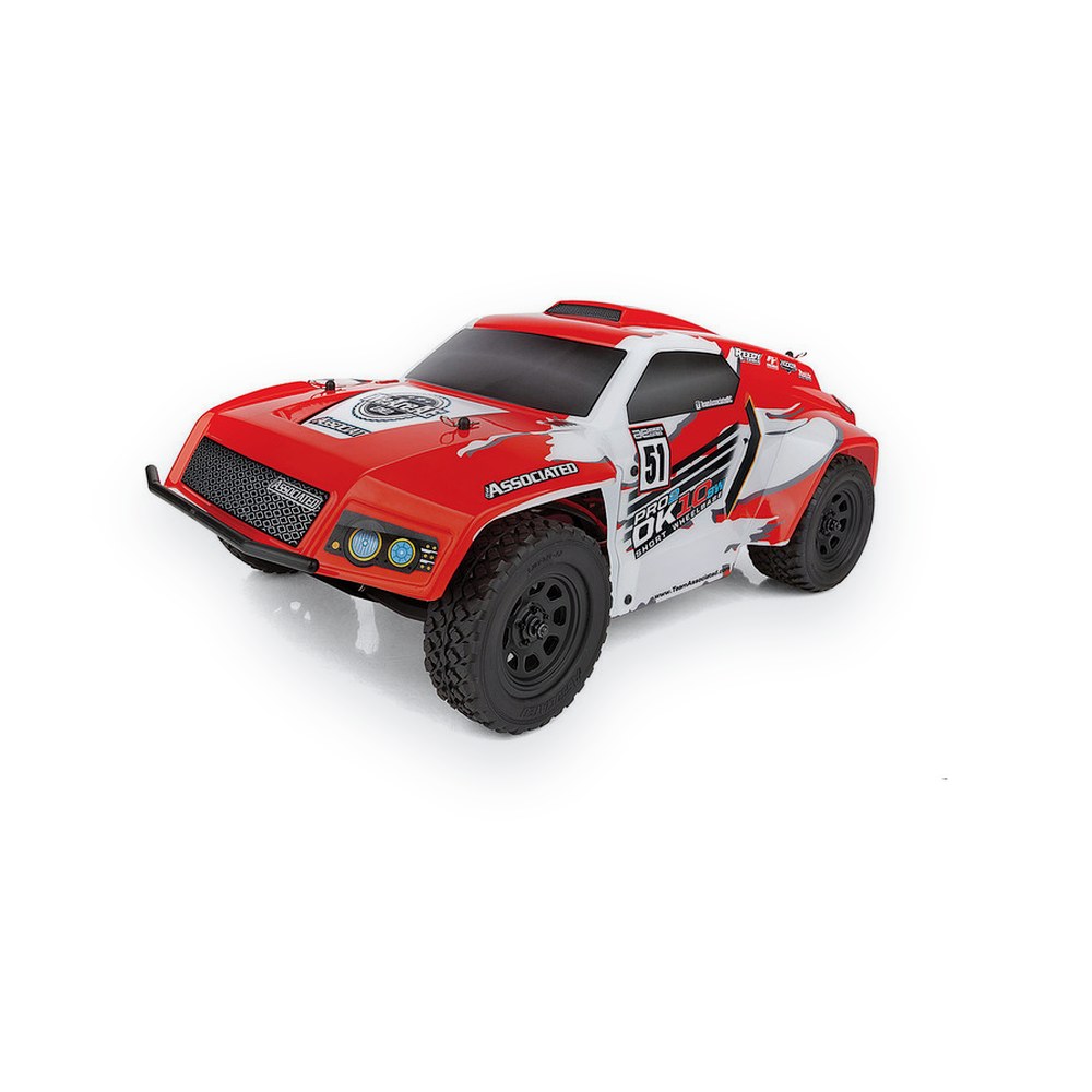 Associated Pro2 Dk10sw Dakar Buggy RTR, Red/White