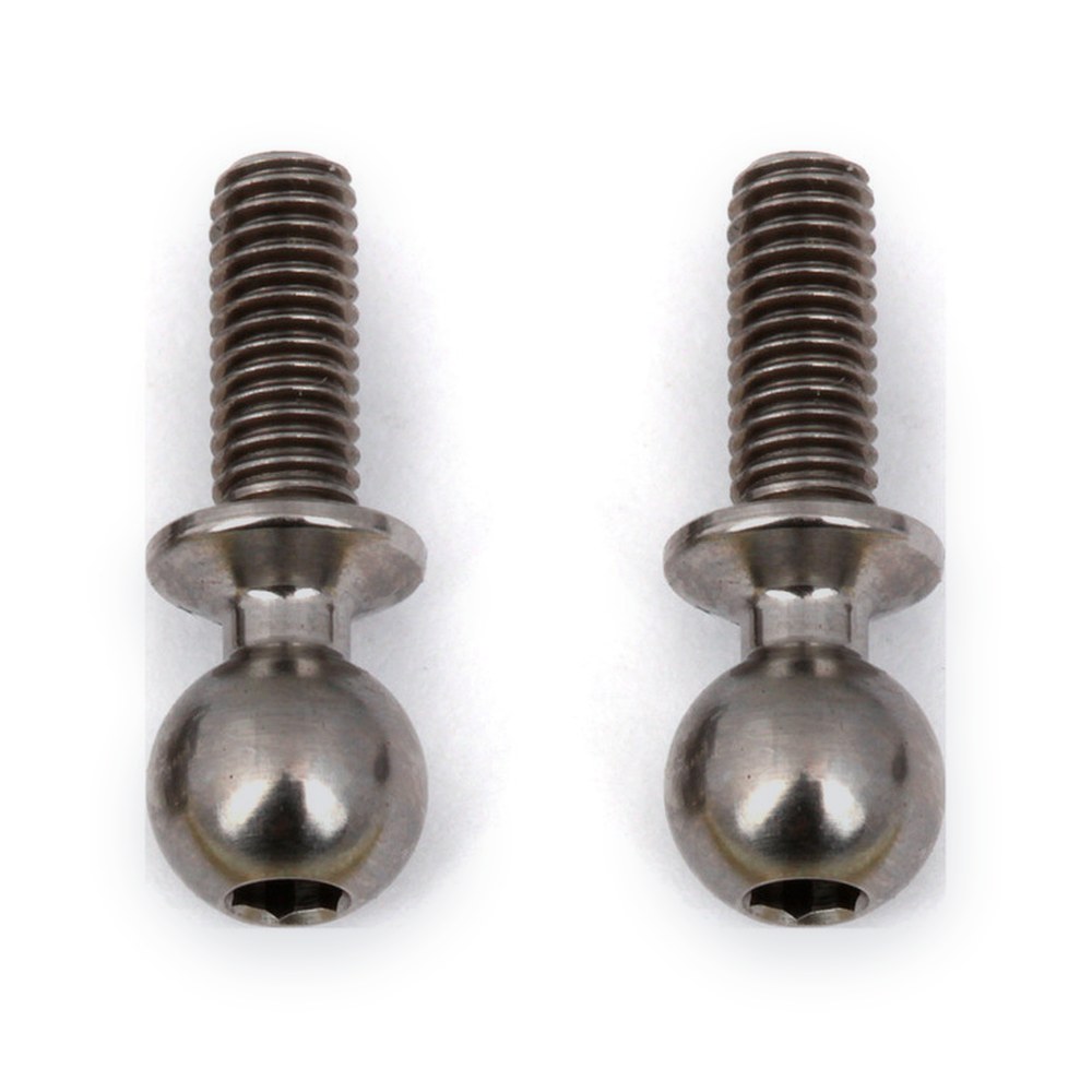 Associated B6 Heavy-Duty Titanium Ball Studs, 8mm