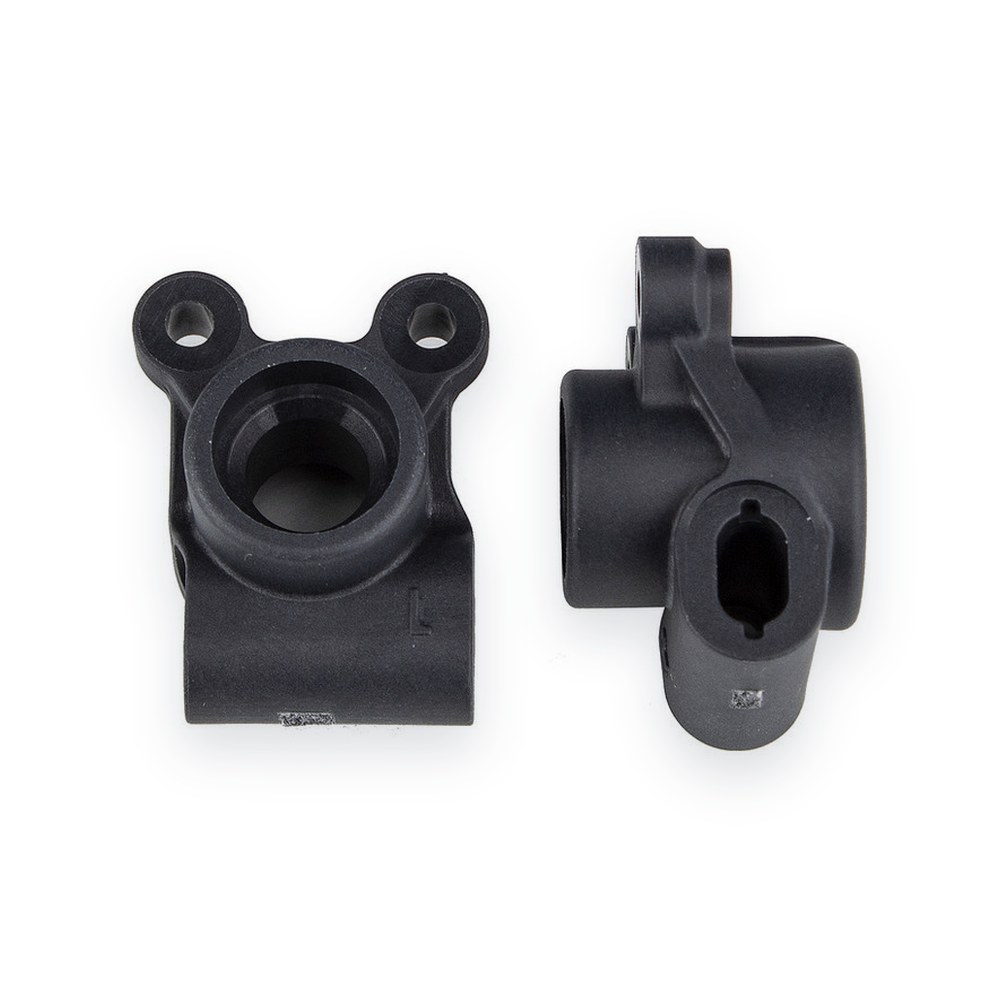 Associated RC10B6.2 Factory Team Rear Hubs, Carbon