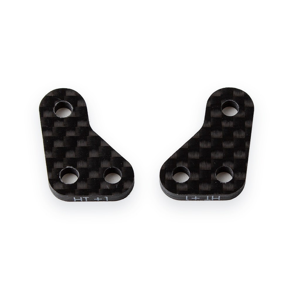 Associated RC10B6.3 Factory Team Carbon Fiber Steering Block Arms, Ht +1