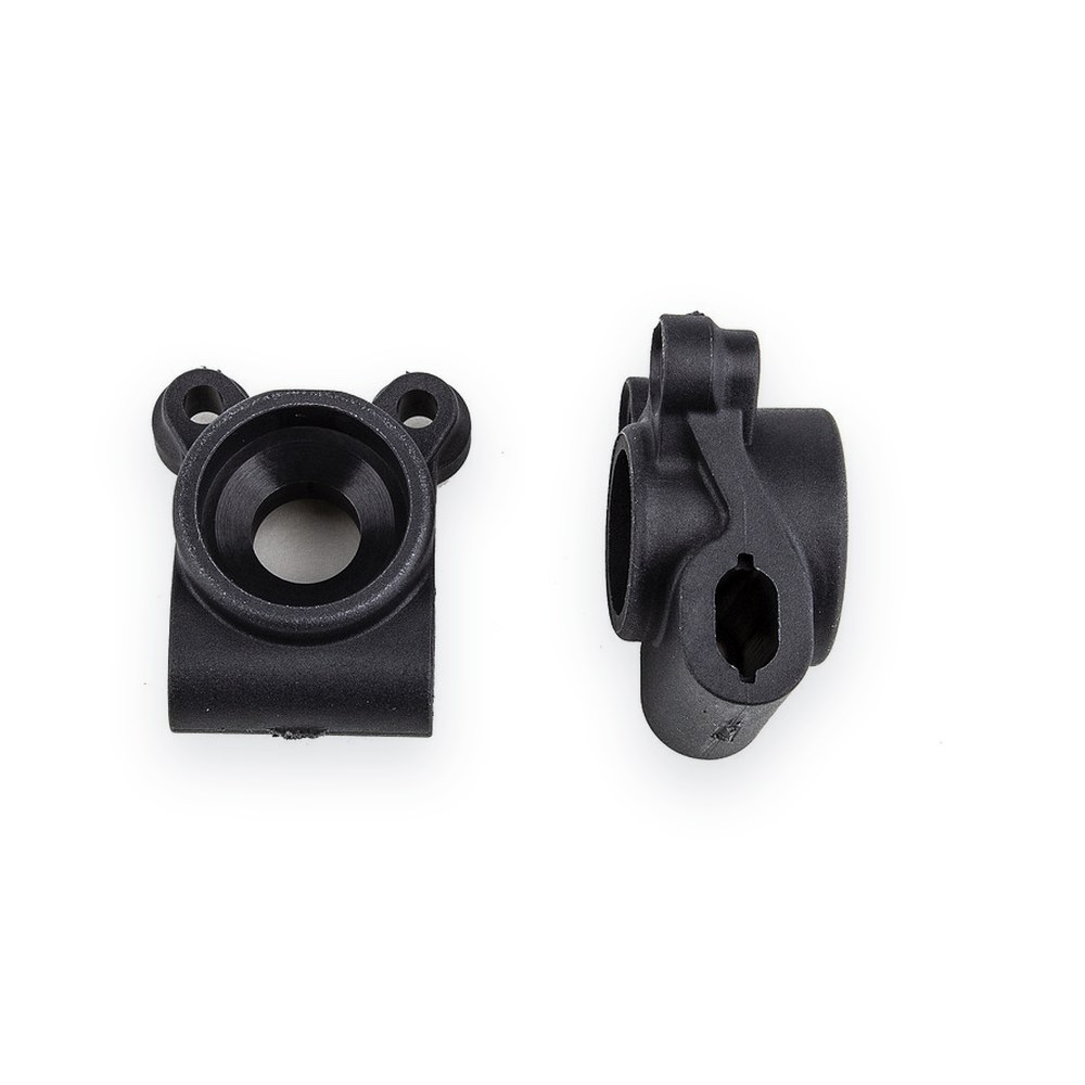 Associated RC10B74.1 Factory Team Rear Hubs, Carbon