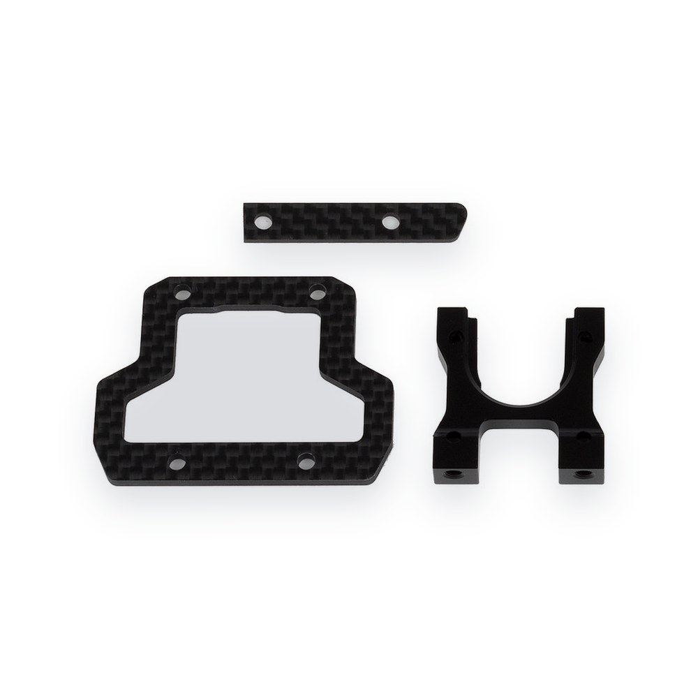 Associated RC10B74.2 Decoupled Slipper Center Bulkhead and Brace Set