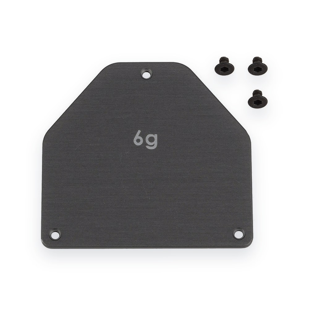 Associated RC10B7 FT Servo Weight Plate, Aluminum, 6g