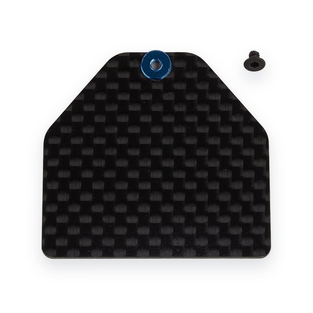 Associated RC10B7 FT Servo Weight Plate, Carbon Fiber, 4g