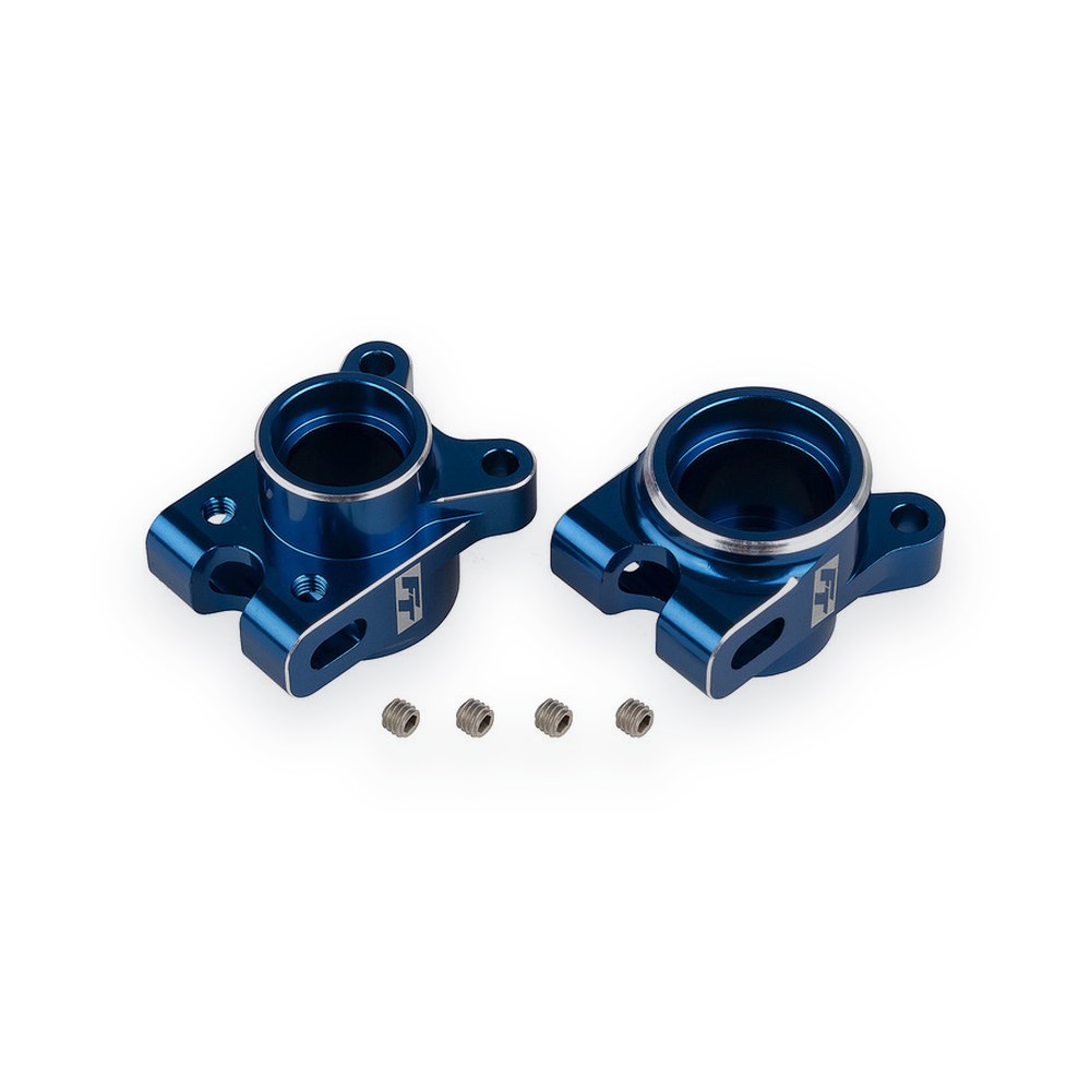 Associated RC10B7 FT Rear Hub Set, Blue