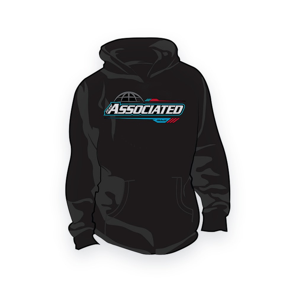 Associated Team AE WC25 Pullover Hoodie, Black, 4XL