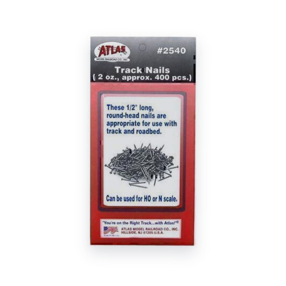 Atlas Trains Track Nails, Approx. 400