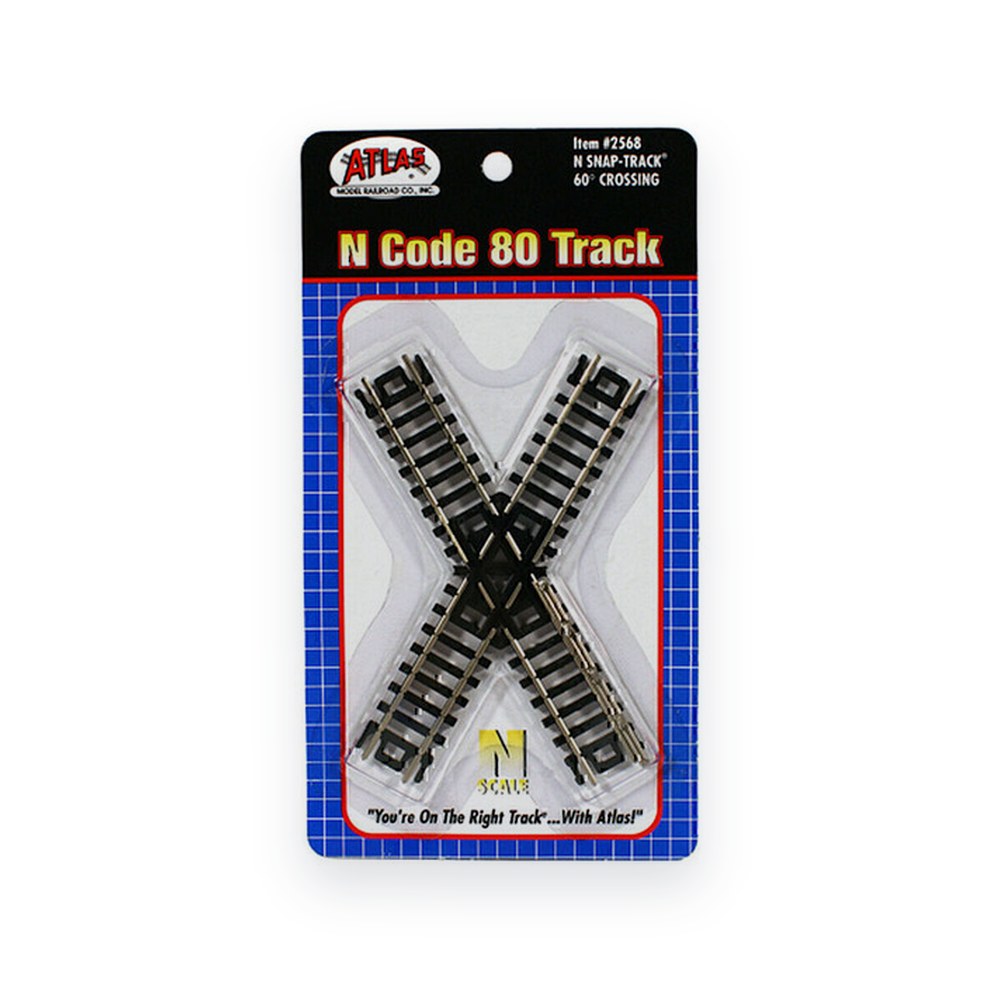 Atlas Trains N Code 80 Crossing, 60 Degree