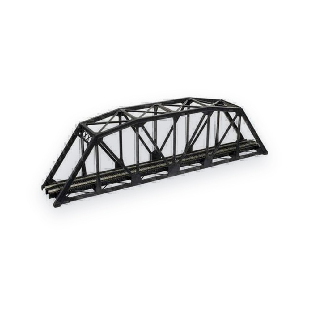Atlas Trains N Code 80 Through Truss Bridge Kit, Black