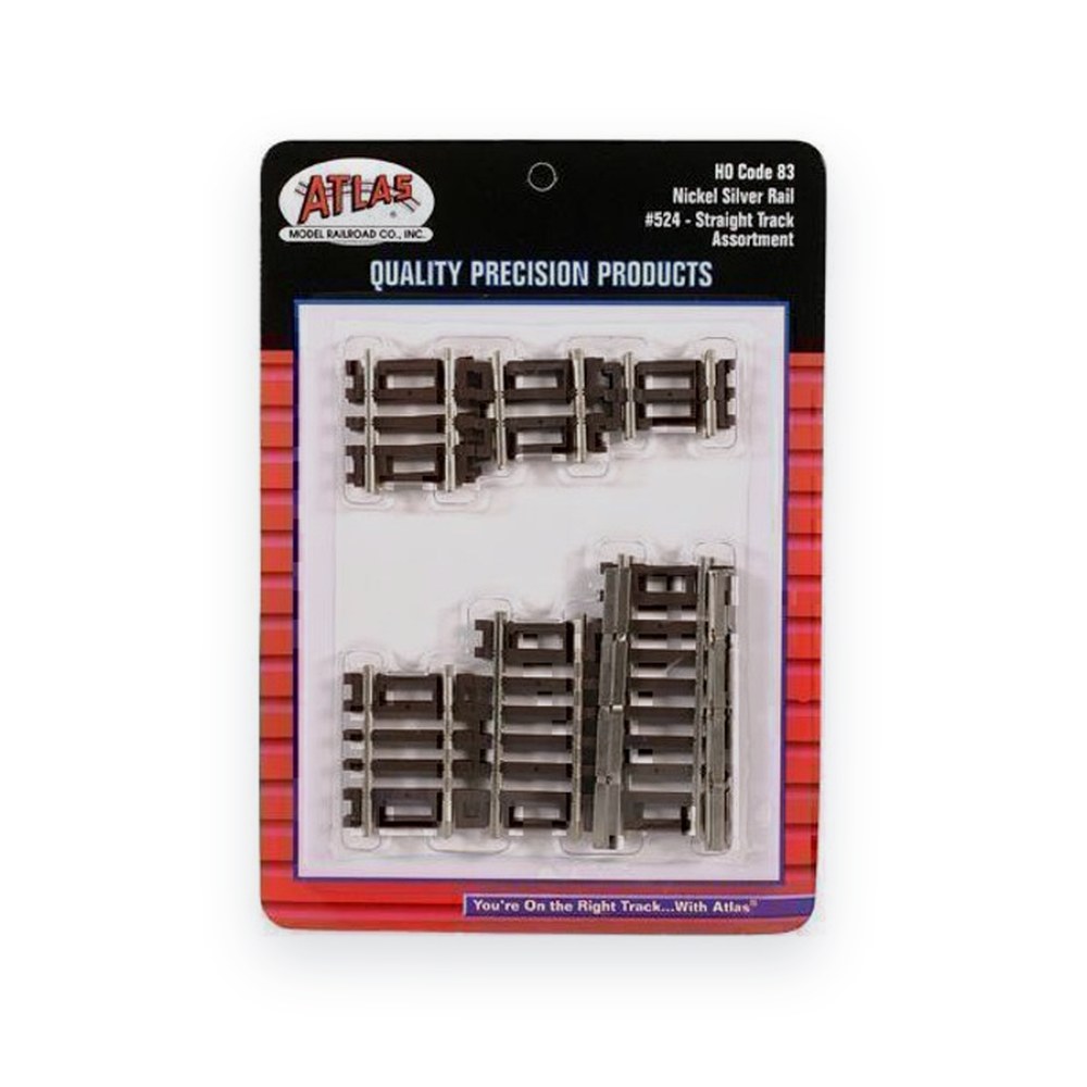Atlas Trains Ho Straight Assortment, Code 83