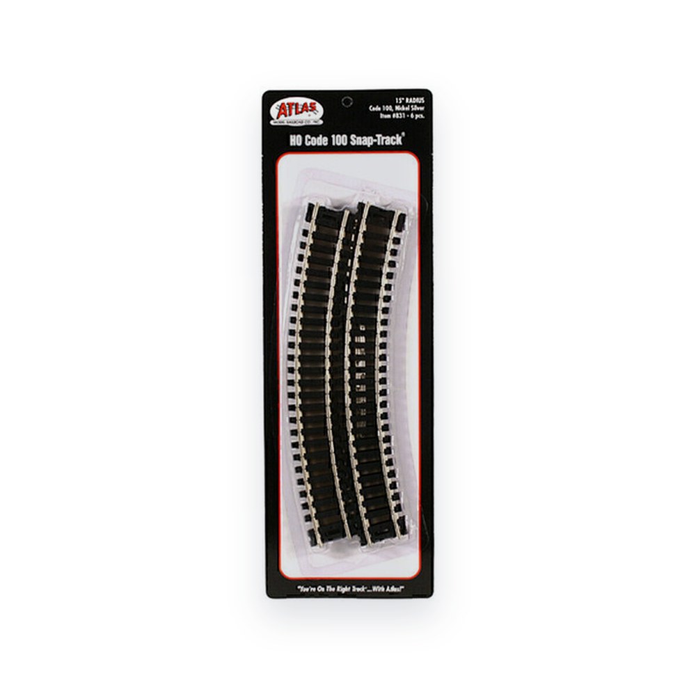 Atlas Trains Ho Curve, C100 15 Radius (6)