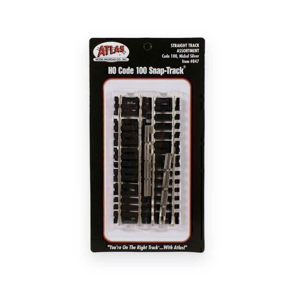 Atlas Trains Straight Track Assortment