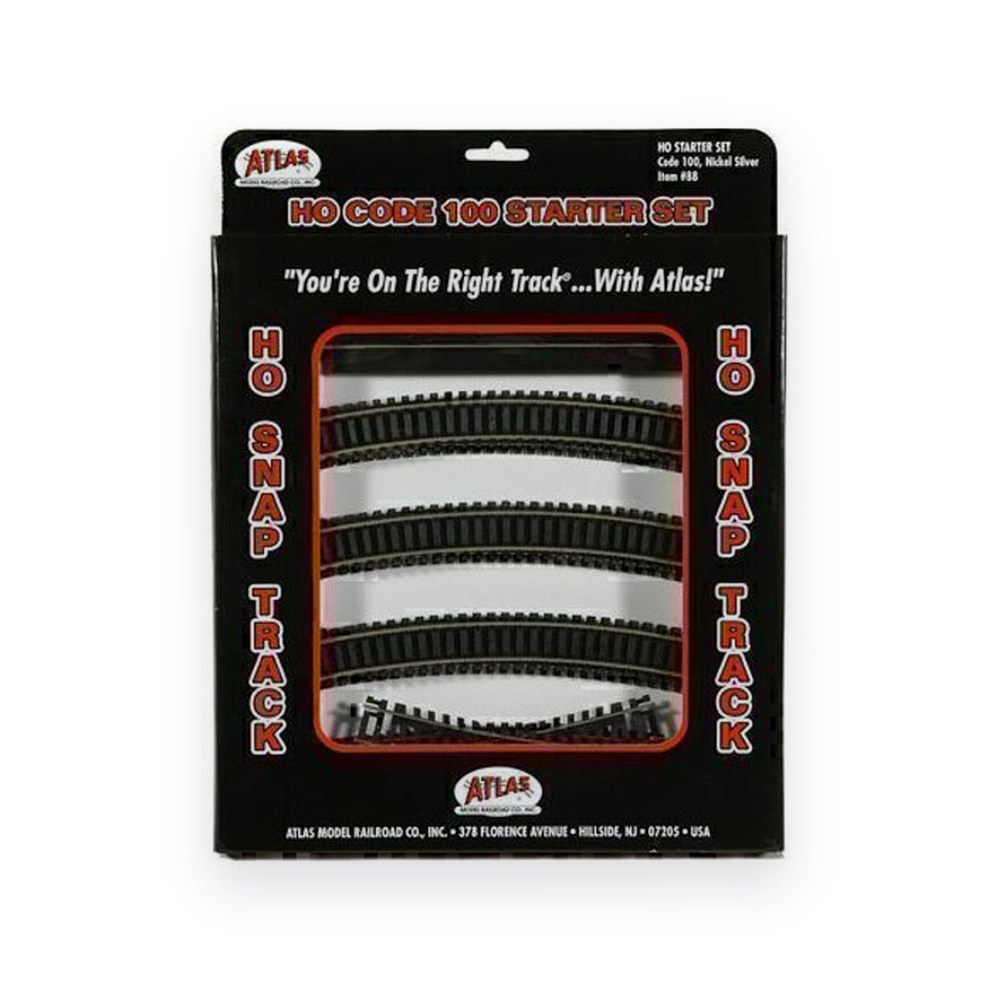 Atlas Trains Ho Starter Set, C100 (18)