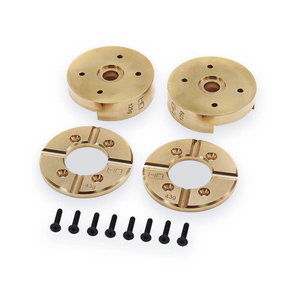 Hot Racing AXP8 Portal Drive Housing, Outer, Brass