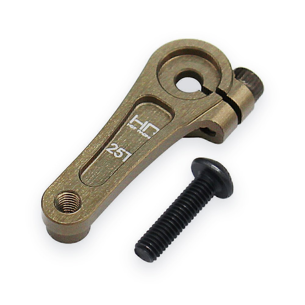 Hot Racing APX8 Front Clamping Servo Arm, CNC 7075
