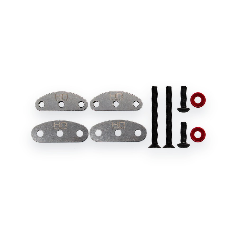 Hot Racing AXP8 Front Shock Upper Mount Base, Stainless Steel