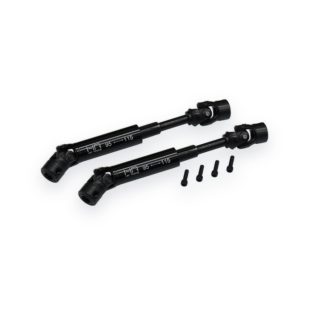Hot Racing AXP8 Center Drive Shafts with U-Joints, Steel / 6061