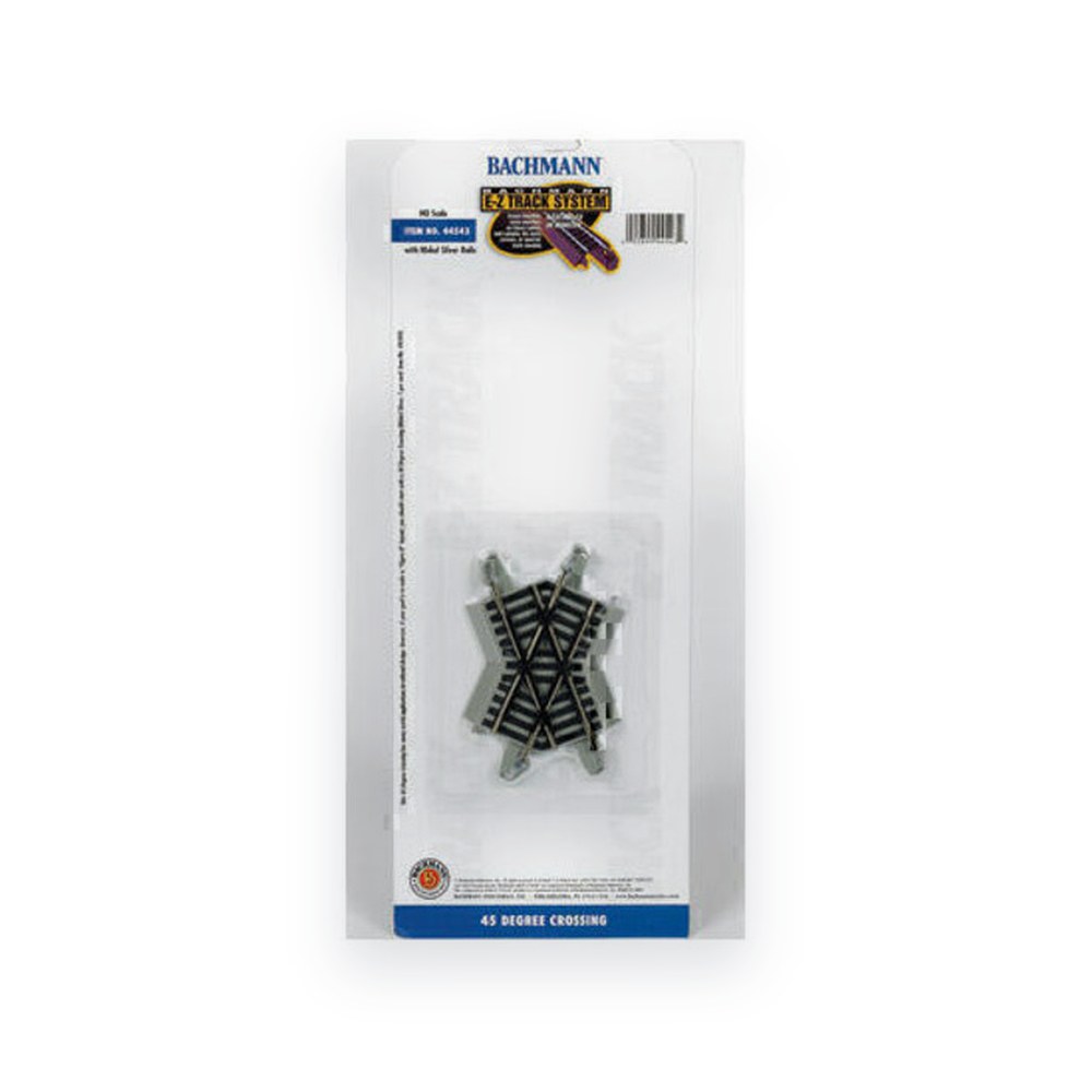 Bachmann HO NS EZ Crossing, 45 Degree