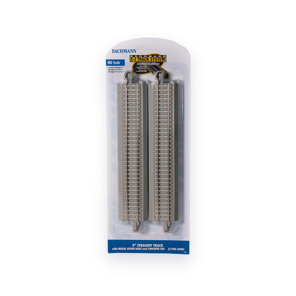 Bachmann HO Straight Track, 9 with Concrete Ties