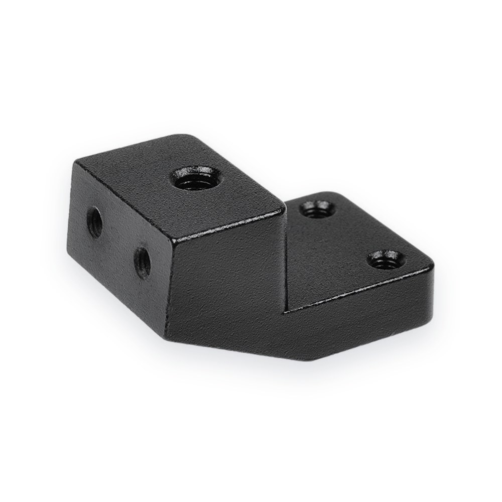 Corally XTR Steering Deck Holder, Aluminum, Black, 1 Pc