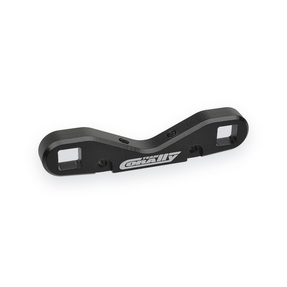 Corally Hd Suspension Arm Mount, Re-Fr, Aluminum, Black, 8mm
