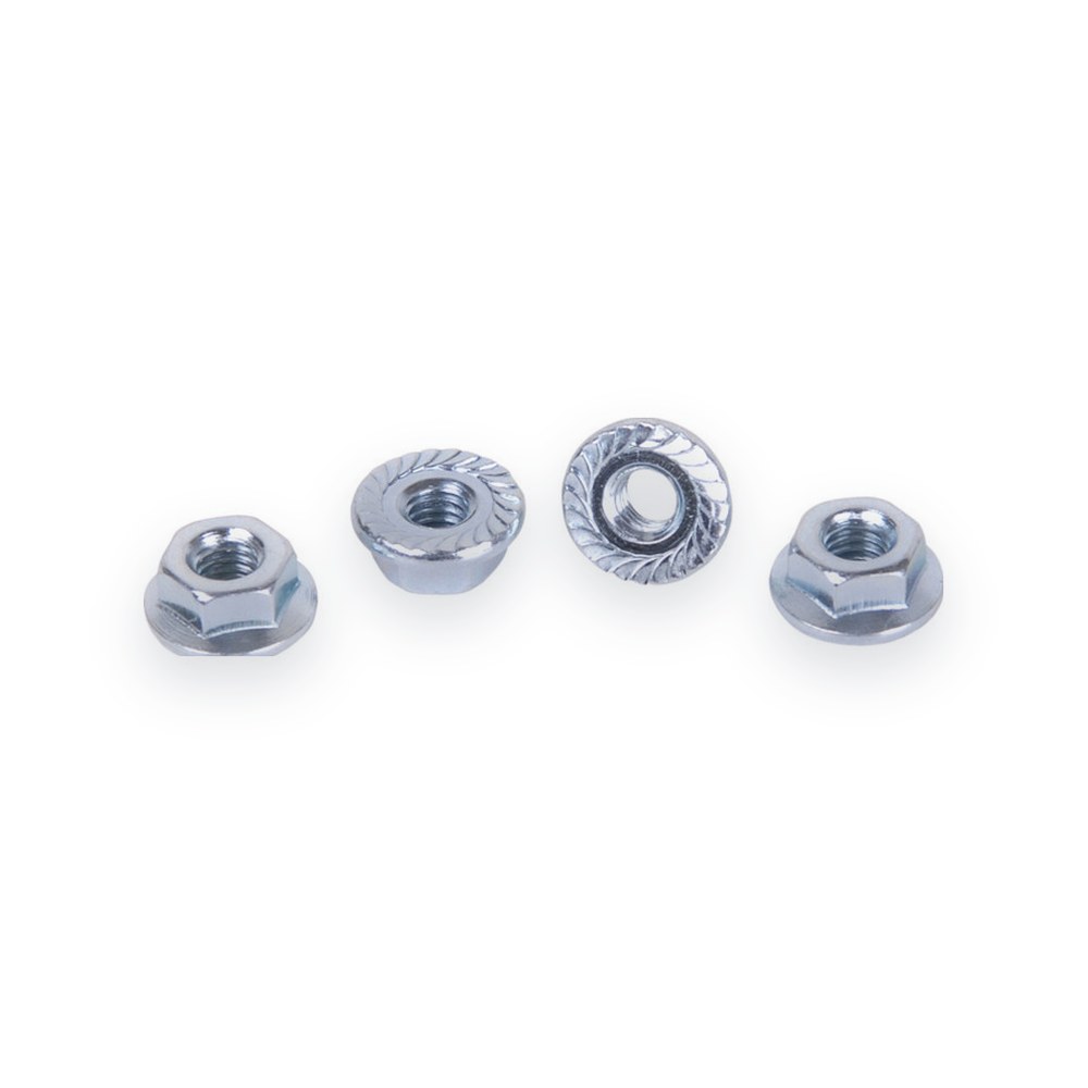 Schumacher Steel Serrated M4 Wheel Nuts, Pk4
