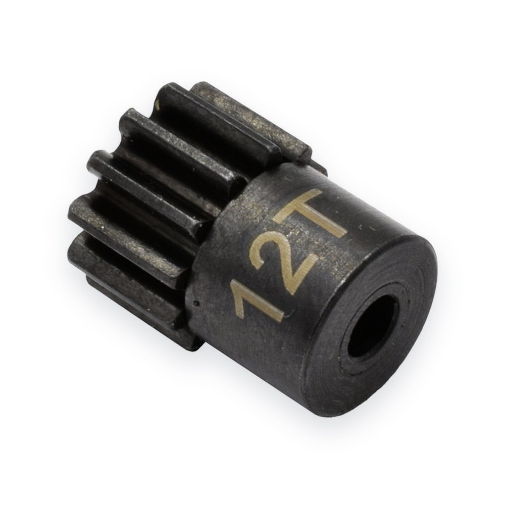 Hot Racing Hardened Steel Pinion Gear, 12T, 32P, 1/8 Bore