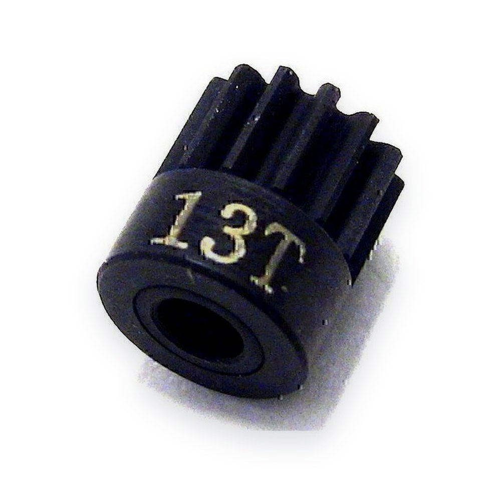 Hot Racing Hardened Steel Pinion Gear, 13T, 48P, 1/8 Bore