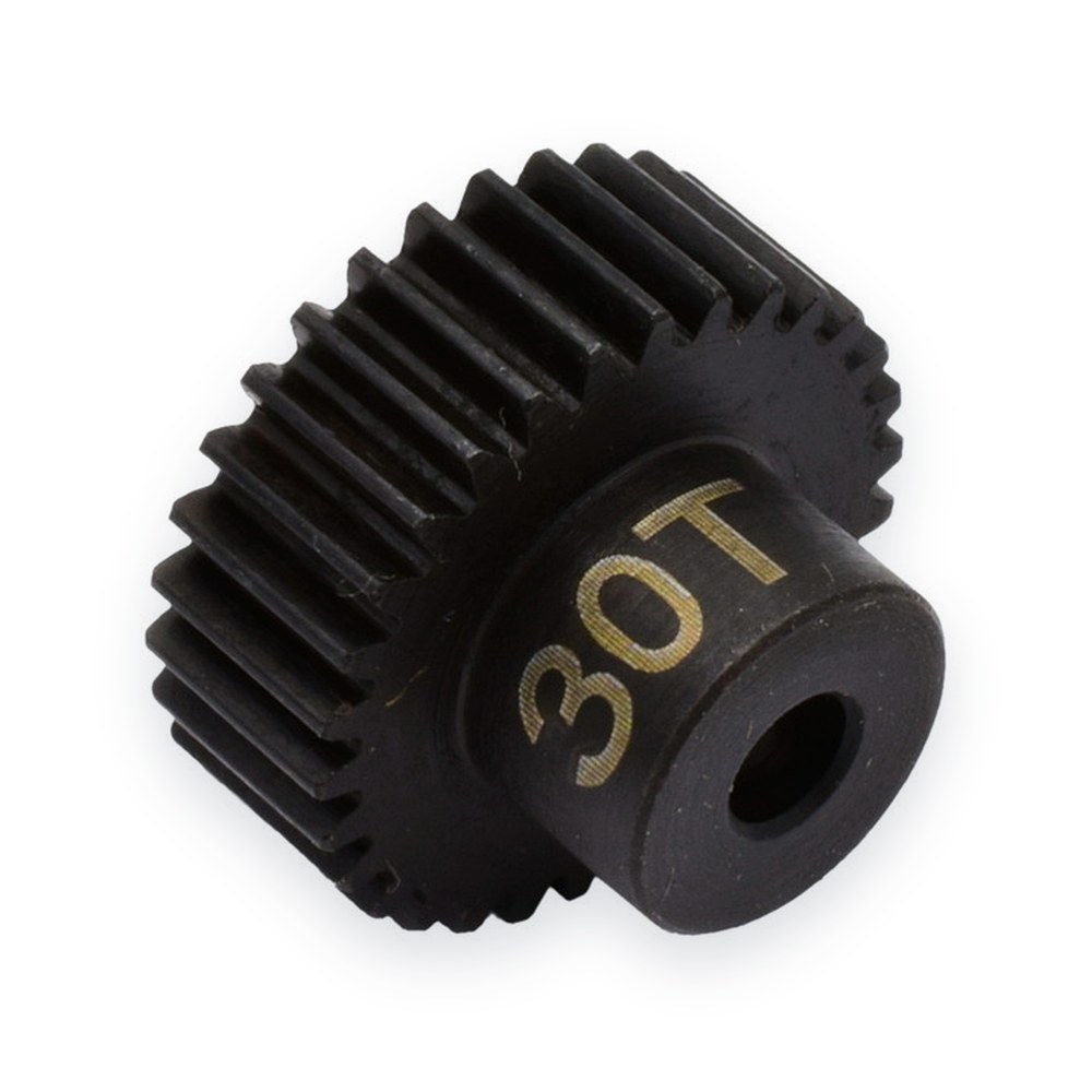 Hot Racing Hardened Steel Pinion Gear, 30T, 48P, 1/8 Bore